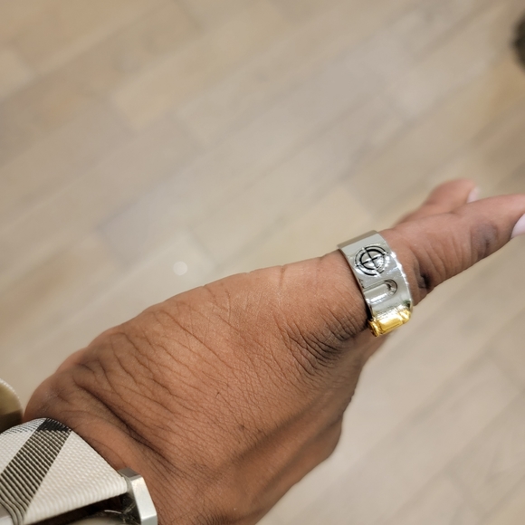 Men's silver Revolver ring - Picture 5 of 6